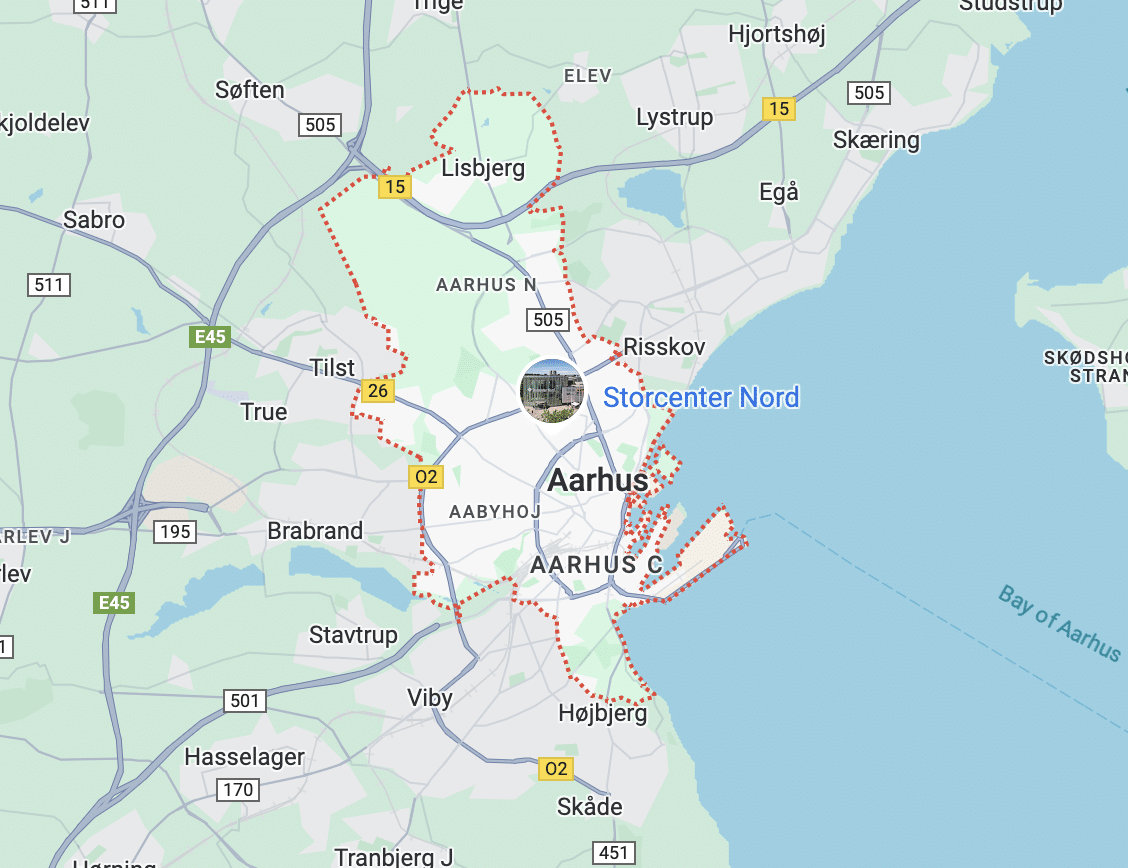 Århus map