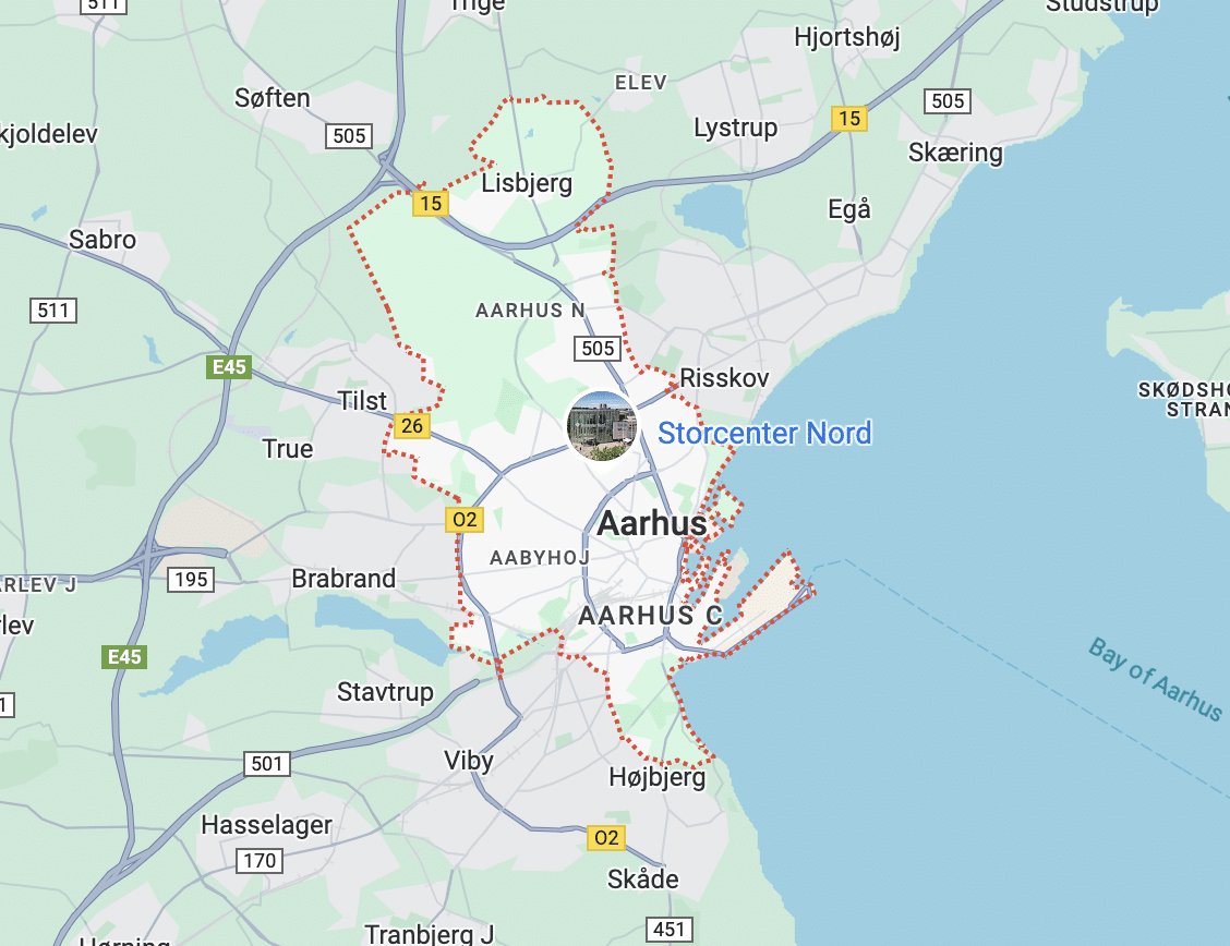 Århus map