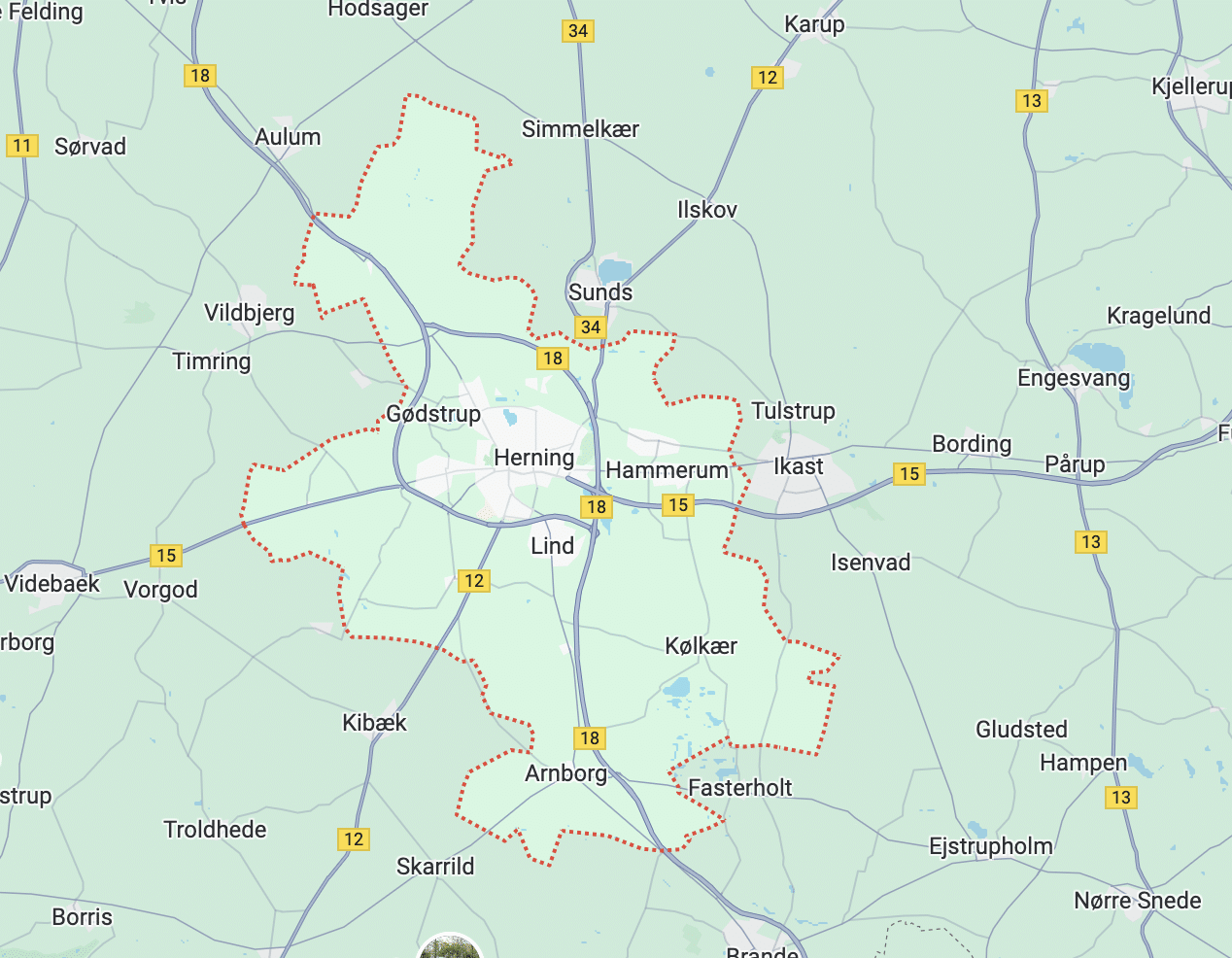 Herning map