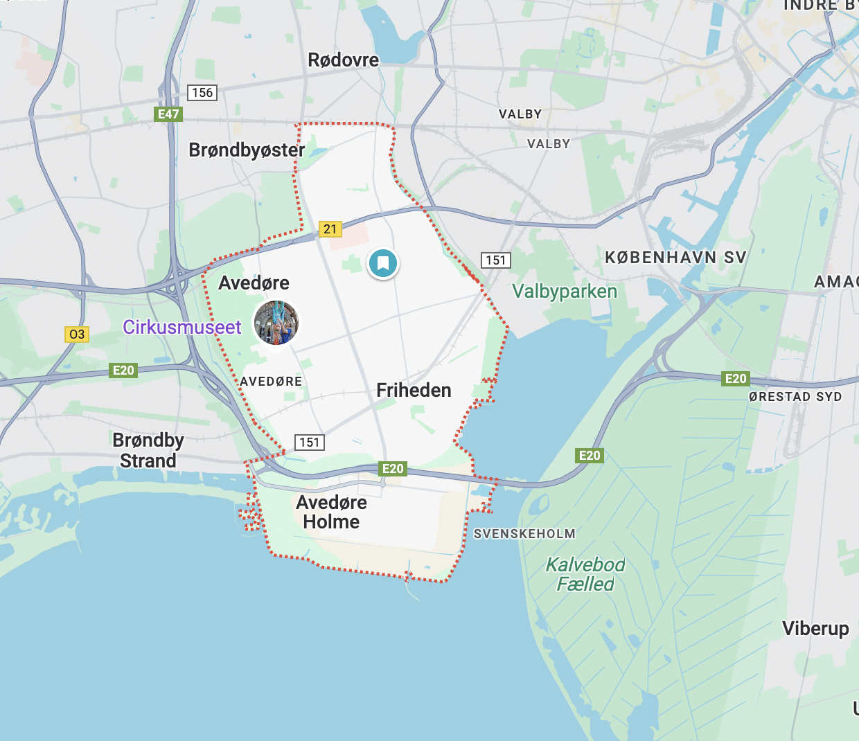 Hvidovre map