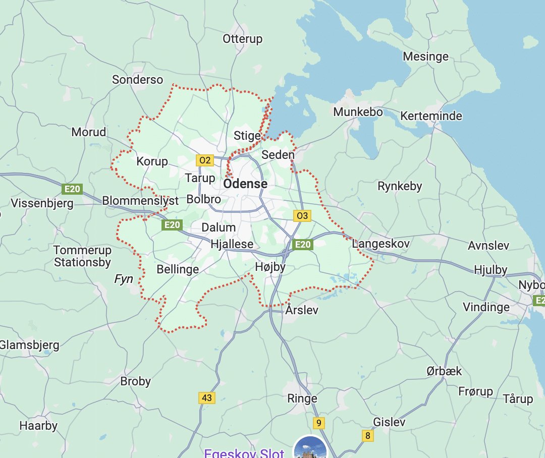 Odense map